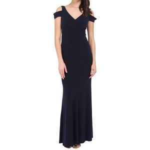 Calvin Klein Cold Shoulder Gown